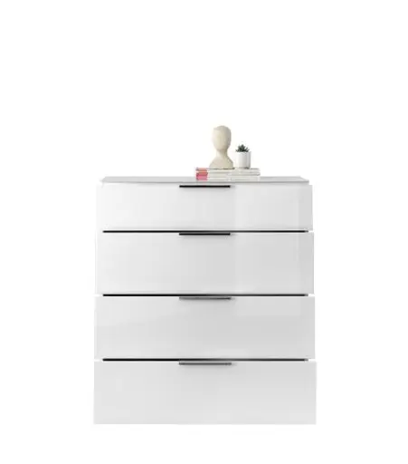 Kommode - B ca. 90 cm, Weiß