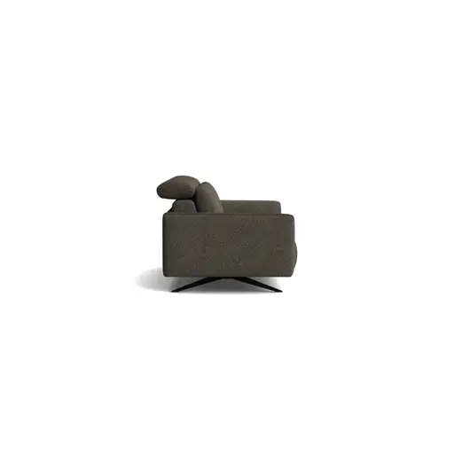 Sofa Arona - 2-Sitzer, Stoff, Anthrazit