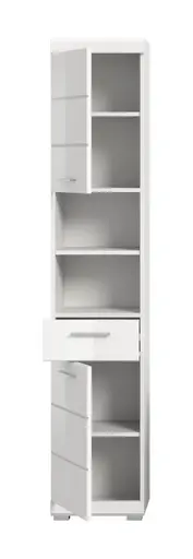 Badblock - 4-teilig, Weiß, Weiß Hochglanz