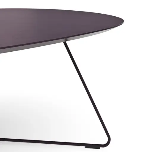 Couchtisch Fano - LBH ca. 121x75x38 cm, Fenix, Aubergine