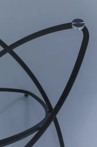 Esstisch - Ø/H ca. 120x76 cm, Schwarz