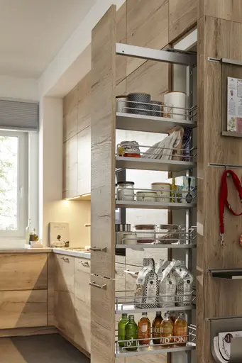 U-Küche 52.190 GL 7 519, Alteiche Provence Synchronpore Nachbildung 