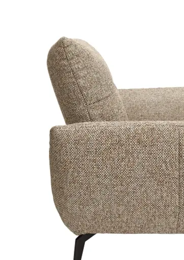 Sessel PAYTON - Loveseat inkl. Rückenneigung, Stoff, Terracotta (Ausstellungskombination)