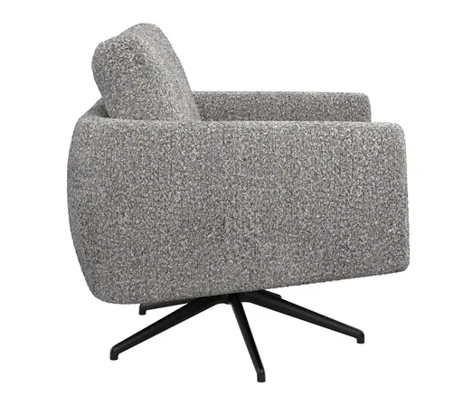 Drehsessel Lea - drehbar, Stoff, Zink