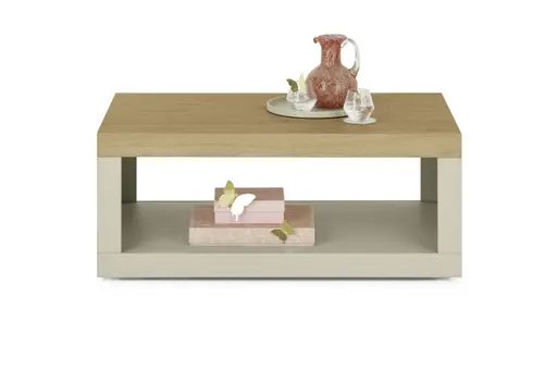 Couchtisch - LB ca. 106x65 cm, Stone Eiche Nachbildung, Kaschmir