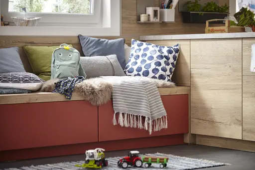 U-Küche 52.190 GL 7 519, Alteiche Provence Synchronpore Nachbildung 