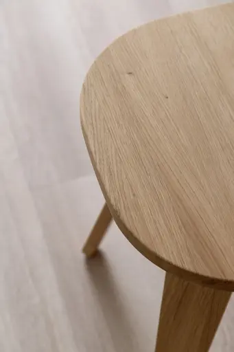 Hocker Signe - BHT ca. 40x50x40 cm, Asteiche massiv, Geölt