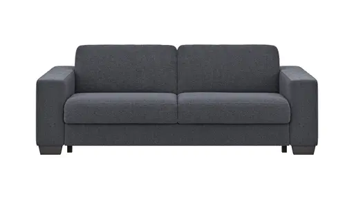 Sofa Nuoro - 3-Sitzer inkl. Schlaffunktion, Stoff, Eisblau