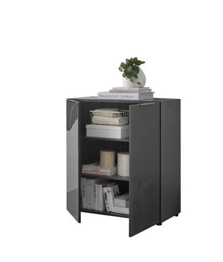 Kommode- B ca. 90 cm, Anthrazit