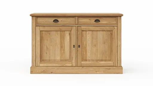 Kommode Louisiana - Wildeiche teilmassiv, geölt