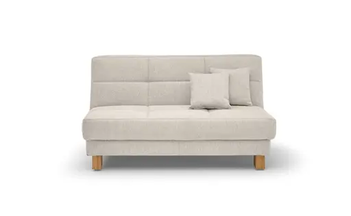 Funktionssofa EASY Optik B - 2-Sitzer, 155 cm inkl. Schlaffunktion, Stoff, Beige