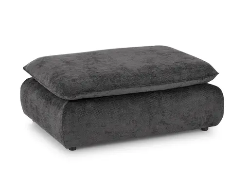 Hocker - Stoff, Schwarz