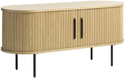 TV-Lowboard - B ca. 120 cm, Eiche Furnier, Natur