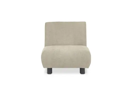  Faltsessel EBBY - ohne Armlehne inkl. Schlaffunktion, Stoff, Taupe