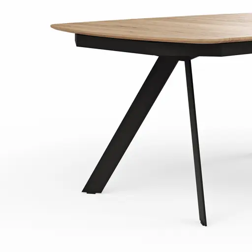 Esstisch Dinner - ausziehbar, LB ca. 200x100 cm, Eiche massiv