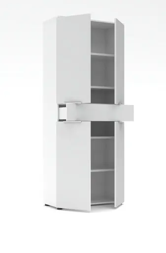 Büroschrank - B ca. 80 cm, Weiß