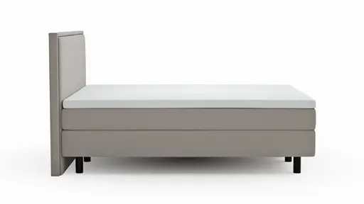 Boxspringbett Valencia - Liegefläche ca. 160x200 cm, Stoff, Mauve