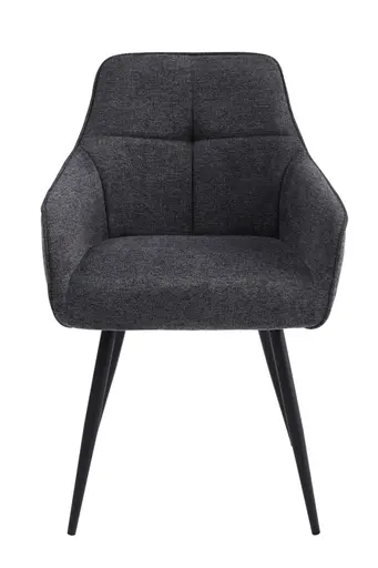 Armlehnstuhl - Stoff, Anthrazit