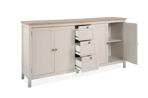 Sideboard- B ca. 180 cm, Champagner, Eiche Dekor