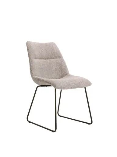 Stuhl Maluhia - Stoff, Hellgrau