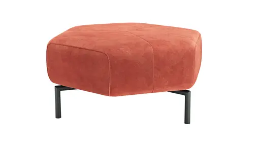 Hocker Franz - Stoff, Pfirsich