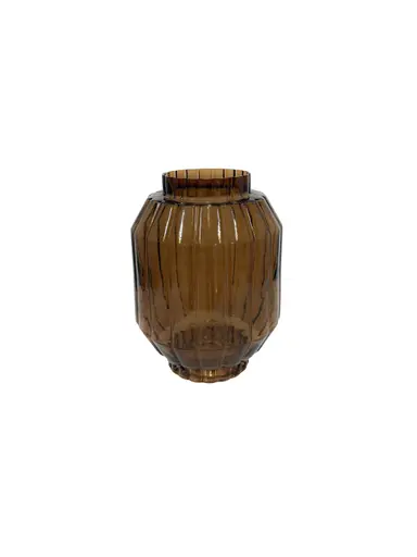 Deko-Vase - DH ca. 18,5x28 cm, Amber
