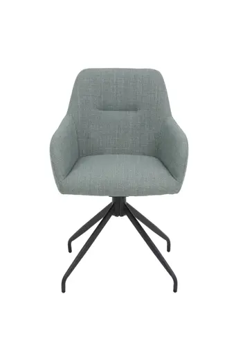 Armlehnstuhl - drehbar, Stoff, Mint