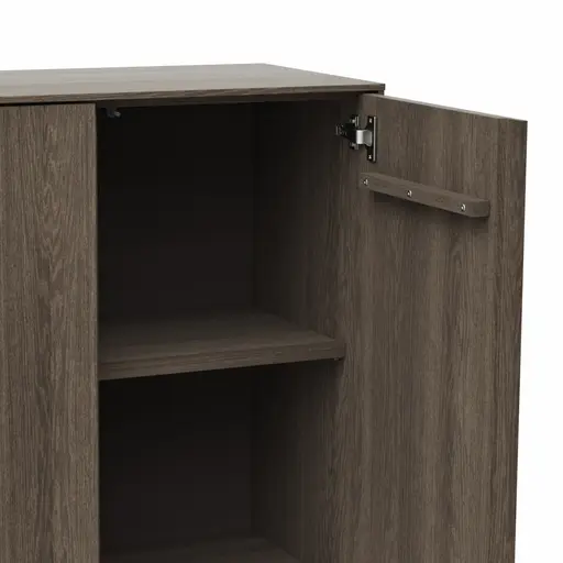 Highboard Saratoga - Buche massiv, silbergrau geölt