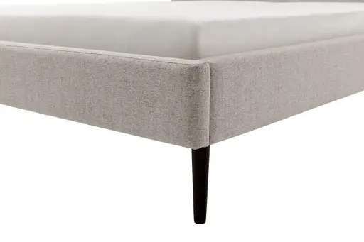 Polsterbett - Liegefläche ca. 180x200 cm, Stoff, beige