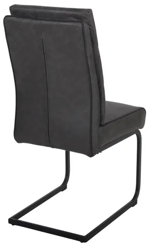 Freischwinger - Microfaser, Anthrazit