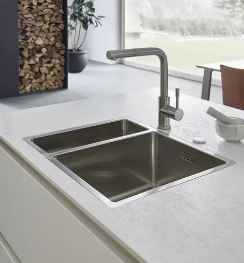 Inselküche 57.150 CO 10 519, Asteiche bianco hell