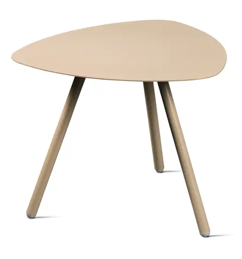 Beistelltisch - LB ca. 50x50 cm, Cremeweiß