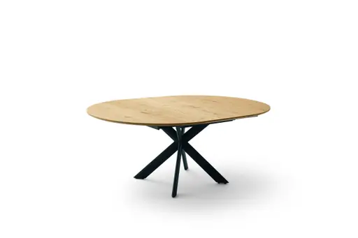 Esstisch - ausziehbar, ca. Ø 140x75 cm, Wildeiche Furnier