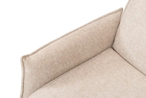 Sessel - Relaxfunktion, Stoff, Beige