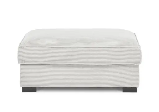 Hocker - Stoff, Hellgrau