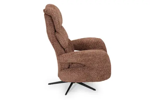 Sessel - Relaxfunktion, Stoff, Hellbraun