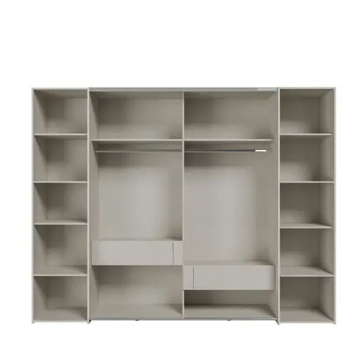  Schwebe-/Drehtürenschrank FAHDA- B ca. 270 cm, Sand