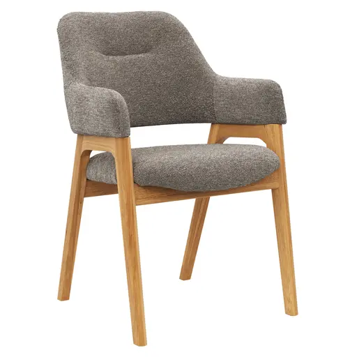 Armlehnstuhl Flore 1 - Stoff, Bronze