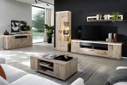 Couchtisch - LBH ca. 115x65x42 cm, Eiche