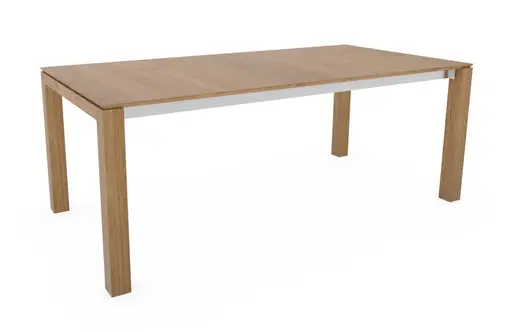 Esstisch 3400 - LB ca. 200x100 cm, ausziehbar, Asteiche massiv, Geölt