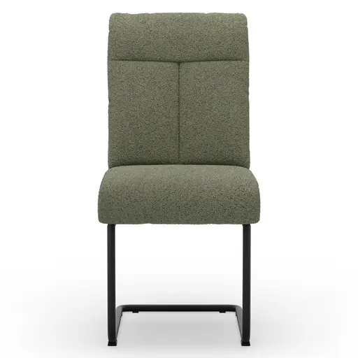 Freischwinger Ravina - Stoff, Olivgrün