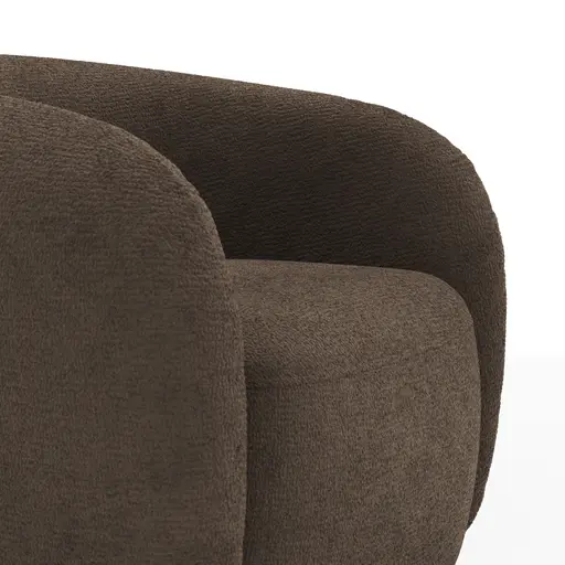 Sessel Karasu - Stoff, Taupe