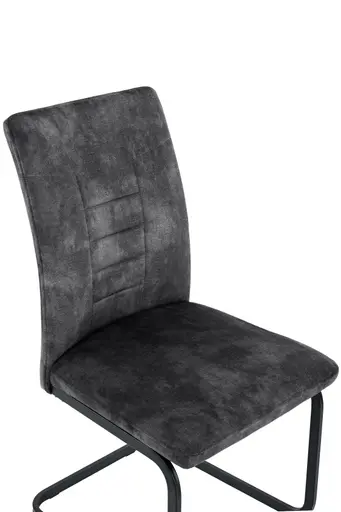 Freischwinger - Stoff, Vintage Anthrazit