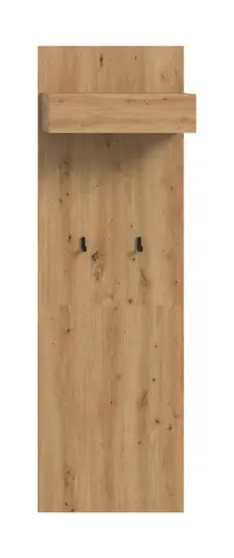 Garderobe - Weiß, Artisan Eiche Nachbildung