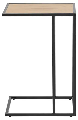 Lap-Top-Tisch - LB ca. 43x35 cm, Wildeiche Nachbildung, Schwarz