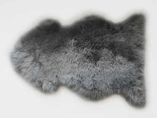 Natur-Schaffell - LB ca. 95x60 cm, Quarry (grau)