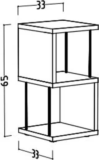 Regal - B ca. 33 cm, Anthrazit