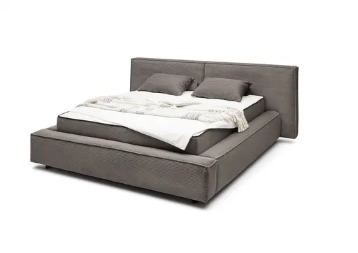 Polstergestell- Liegefläche ca. 180x200 cm, Stoff, Mocca