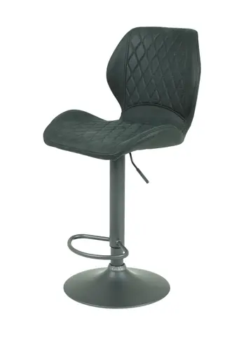 Barhocker Sonja H - höhenverstellbar, Stoff, Anthrazit