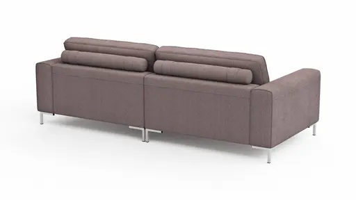 Sofa Solano - 3-Sitzer, Stoff, Rosa